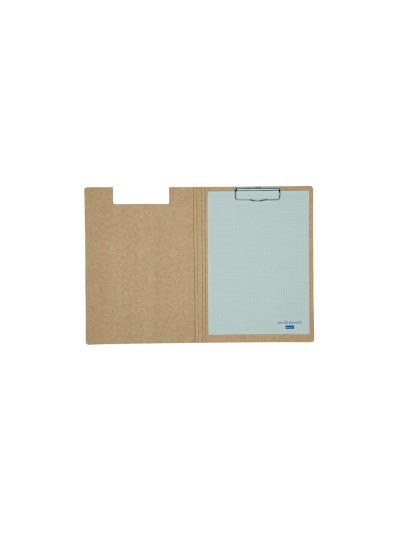 Portanotas maul balance din a4 carton reforzado 3 mm con pinza color kraft