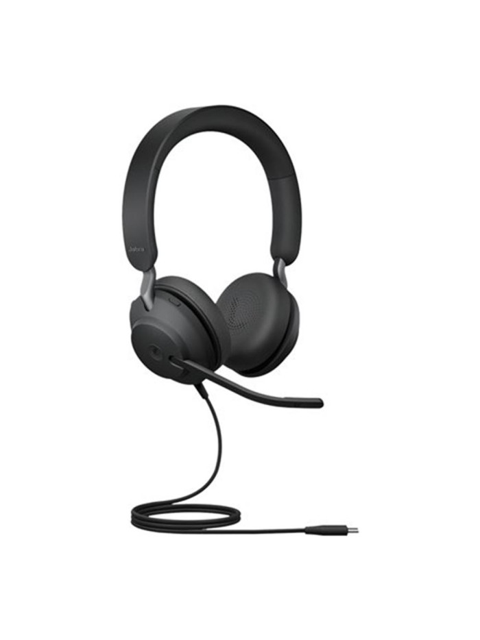 Auriculares jabra evolve2 40 se ms stereo negro Auriculares jabra evolve2 40 se ms stereo negro