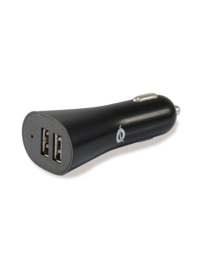 Cargador de coche conceptronic cusbcar4a 2x usb tipo a