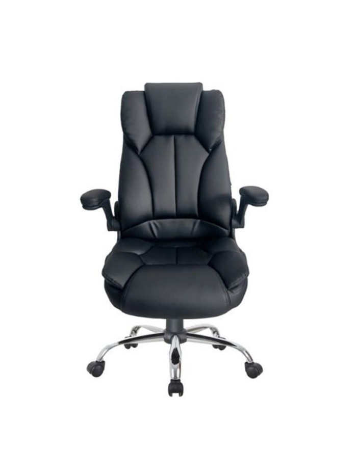 Silla de oficina equip 651006 negra respaldo acolchado ergonomica Silla de oficina equip 651006 negra respaldo acolchado ergonomica