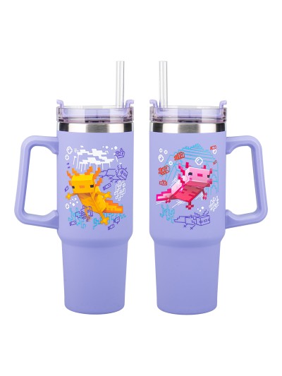 Vaso termo con pajita paladone minecraft