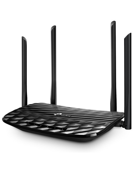 Router wifi archer c6 ac1200 dual band 300mb en 2 -4ghz y 867mb 5ghz 5p giga 4 antenas fijas tp link
