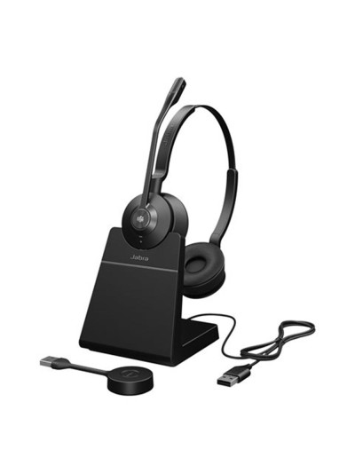 Auriculares jabra engage 55 inalambrico negro