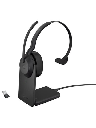 Auriculares jabra evolve2 55 ms inalambrico negro