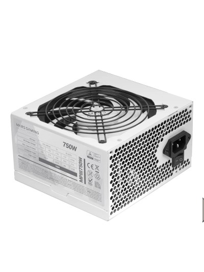 Fuente de alimentacion mars gaming al.mpiii 750w ultra slinet blanca