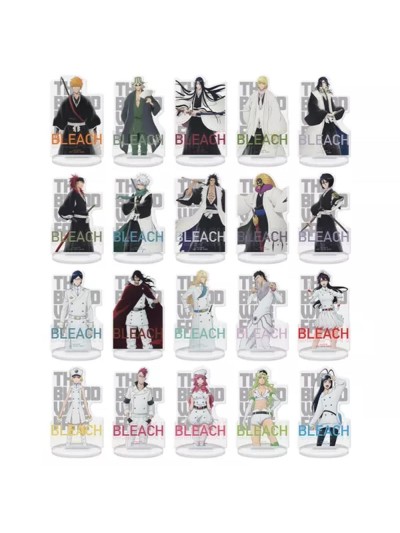 Surtido figuras acrílicas ichibansho bleach thousand year blood war 21 unidades
