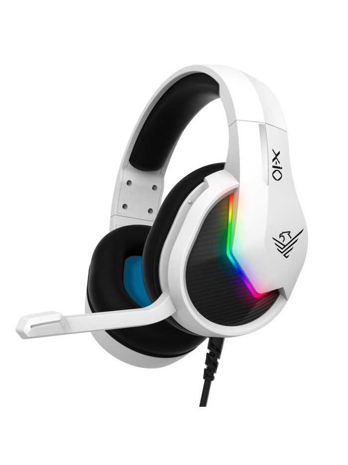 Auriculares gaming phoenix x - io blancos multiplataforma con cable jack y adaptador Auriculares gaming phoenix x - io blancos multiplataforma con cable jack y adaptador