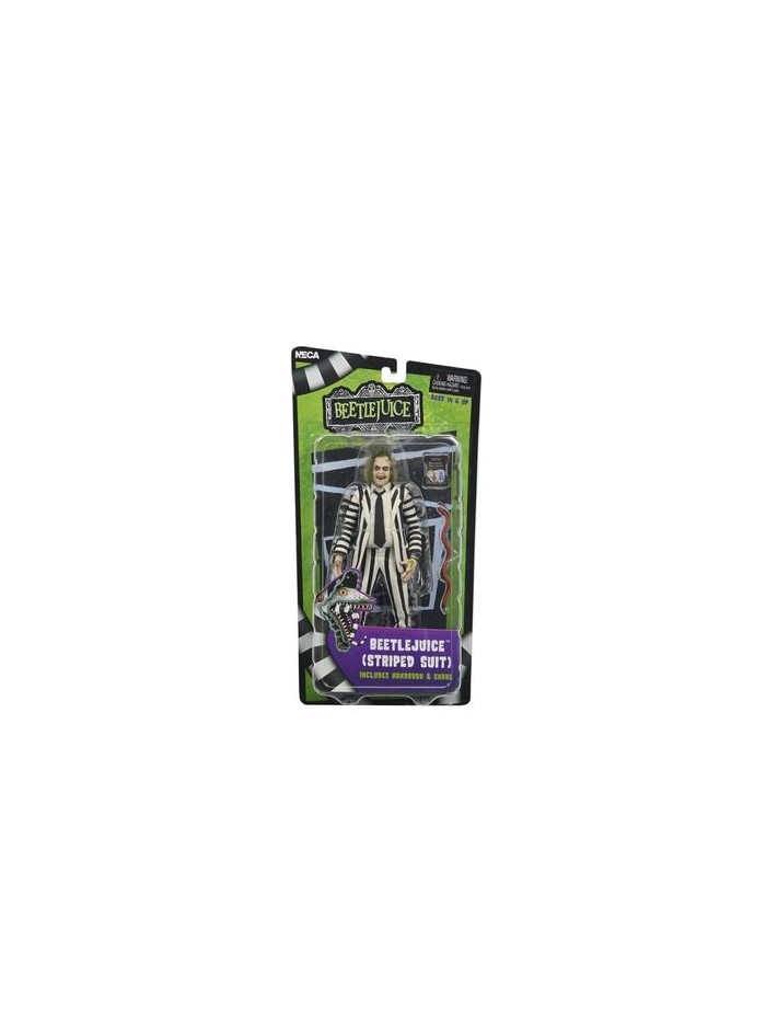 Beetlejuice black and white striped suit scale action fig. 18 cm beetlejuice (1988) Beetlejuice black and white striped suit scale action fig. 18 cm beetlejuice (1988)