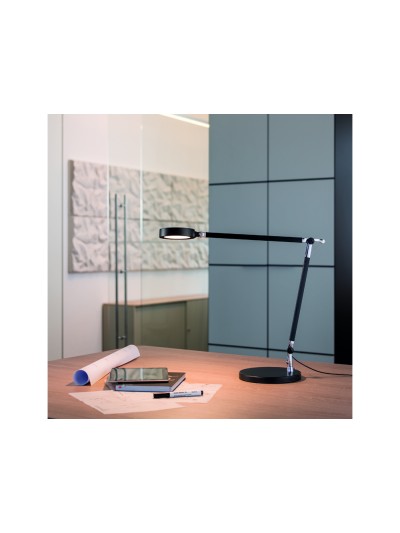 Lampara de escritorio maul led grace color vario color negro 205x466x365 mm