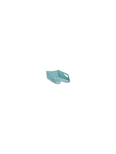 Bandeja sobremesa cep riviera plastico maxi color verde agua 387x265x115 mm