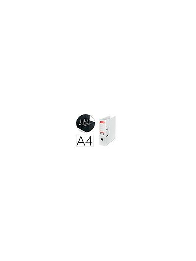 Archivador de palanca esselte n 1 co2 neutral din a4 carton forrado lomo 75 mm blanco