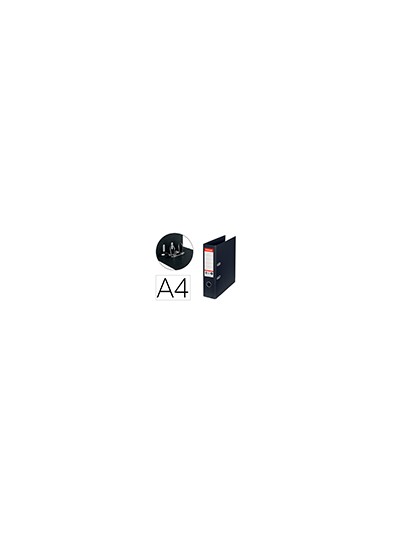 Archivador de palanca esselte n 1 co2 neutral din a4 carton forrado lomo 75 mm negro