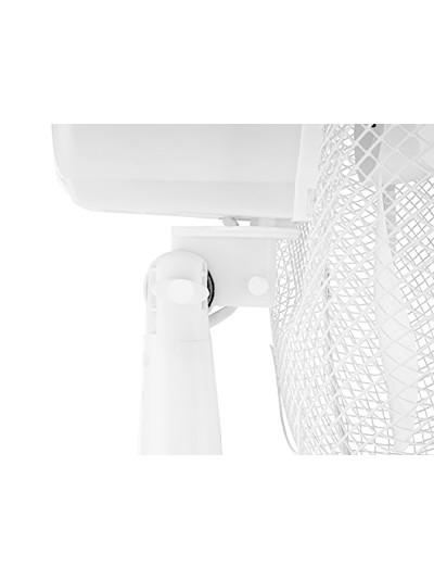 Ventilador de sobremesa jocca 3 velocidades 40 w sistema oscilacion y cabezal basculante diametro 300 mm