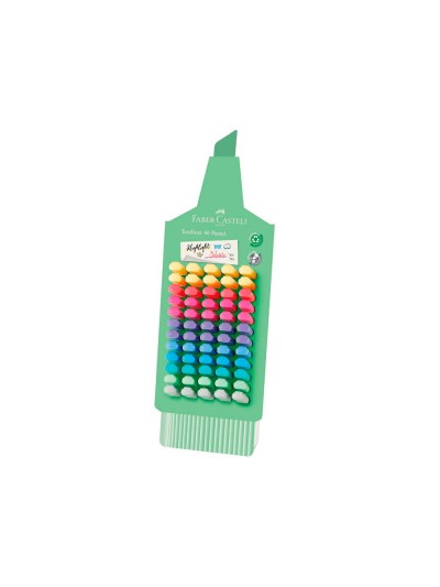 Rotulador faber fluorescente 1546 expositor de 60 unidades colores pastel surtidos
