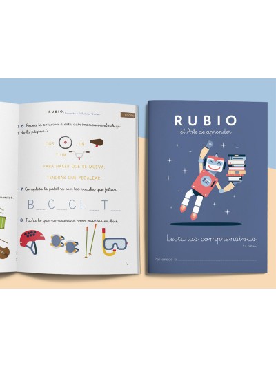 Cuaderno rubio lecturas comprensivas + 7 años