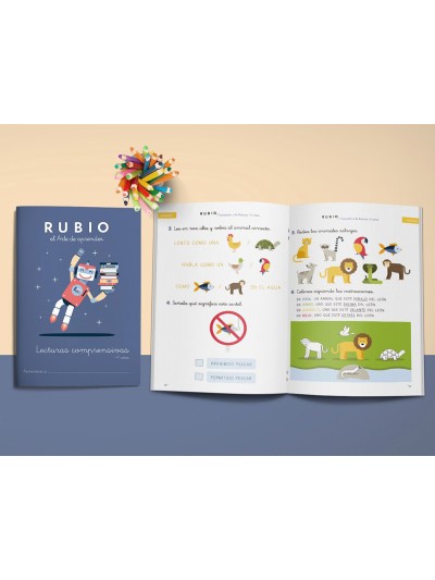 Cuaderno rubio lecturas comprensivas + 7 años