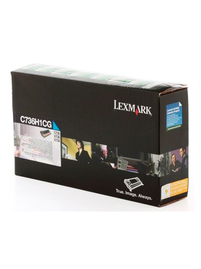 Toner laser lexmark c736h1cg 10000 paginas