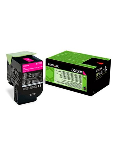 Toner laser lexmark 80c2xme magenta 4000 paginas
