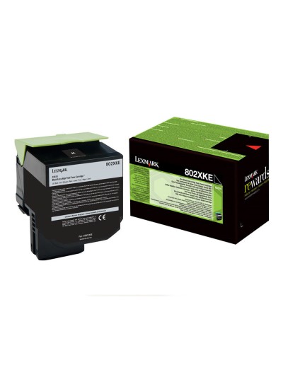 Toner laser lexmark 80c2xke negro 8000 paginas