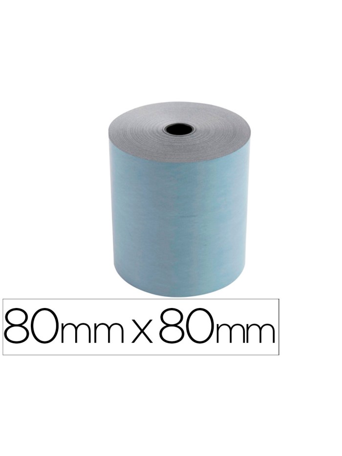 Rollo sumadora exacompta safe contact termico 80 mm x 80 mm 52 g/m2 Rollo sumadora exacompta safe contact termico 80 mm x 80 mm 52 g/m2