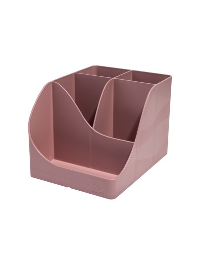 Organizador de sobremesa exacompta skandi color rosa viejo 155x119x109 mm