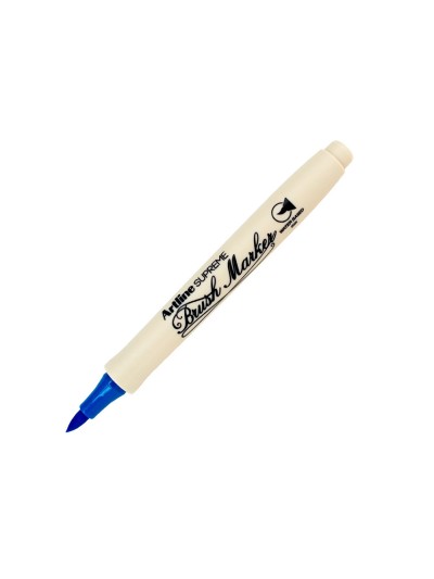 Rotulador artline supreme brush epfs-f pintura base de agua punta tipo pincel fino caja de 48 unidades colores