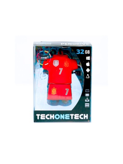 Memoria usb tech on tech seleccion futbol españa mundial brasil 32 gb