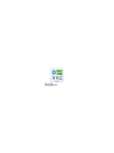 Medidor de aire orium quaelis 20 medidor de co2 y cov superficie 30 m2 pantalla lcd color blanco 8x2,5 x 8 cms