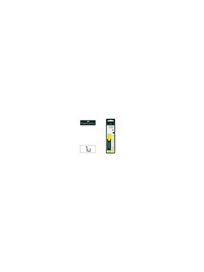 Rotulador faber castell fluorescente textliner 48-07 amarillo blister de 1 unidad