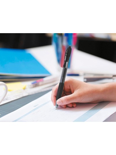 Boligrafo pilot g-2 negro tinta gel retractil sujecion de caucho en blister