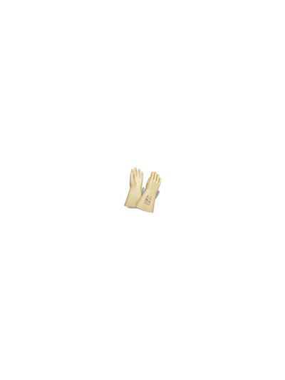 Guantes faru latex aislante proteccion electrica hasta 500 voltios clase 00 talla 9 color beige