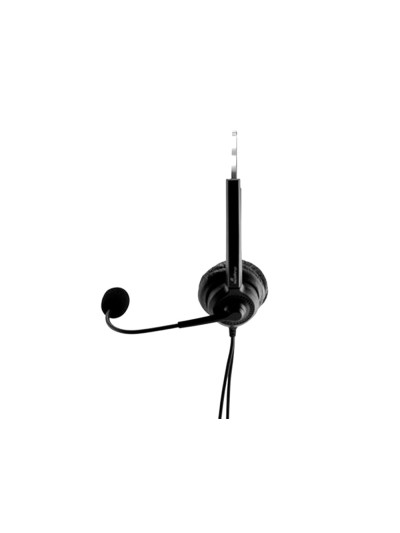 Auricular mediarange biaural diadema con microfono cable 2 mt