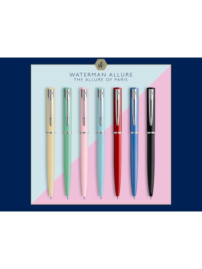 Boligrafo waterman allure pastel expositor de 20 unidades 4 colores pastel surtidos