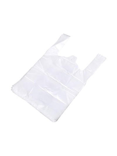Bolsa camiseta reciclada 70% blanca 50 mc 42x53 cm apta legislacion de bolsas 2021