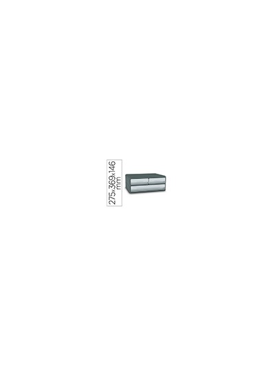 Fichero cajones de sobremesa cep moov up reciclado 80% 3 cajones color gris 275x369x146 mm