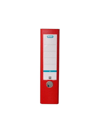 Archivador de palanca elba top carton compacto polipropileno con rado din a4 lomo de 80 mm rojo