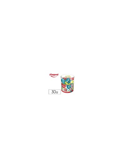 Sacapuntas maped plastico vivo 2 usos colores surtidos