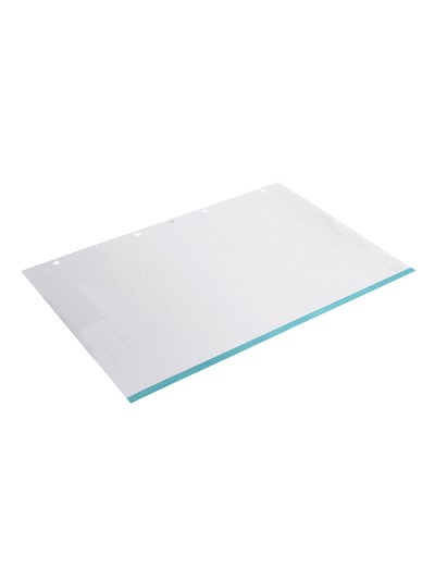 Recambio antartik a4 100 hojas 90g/m2 puntos 4 taladros bandas de 5 colores