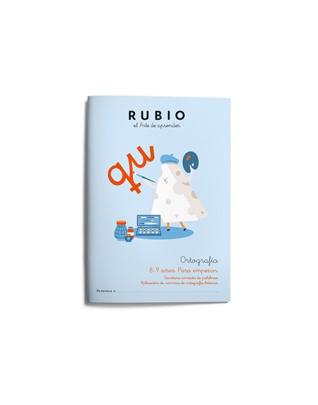 Cuaderno rubio ortografia 8-9 años para empezar