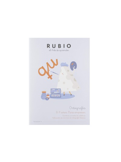 Cuaderno rubio ortografia 8-9 años para empezar