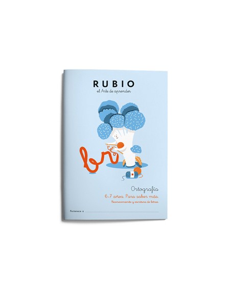 Cuaderno rubio ortografia 6-7 años para saber mas