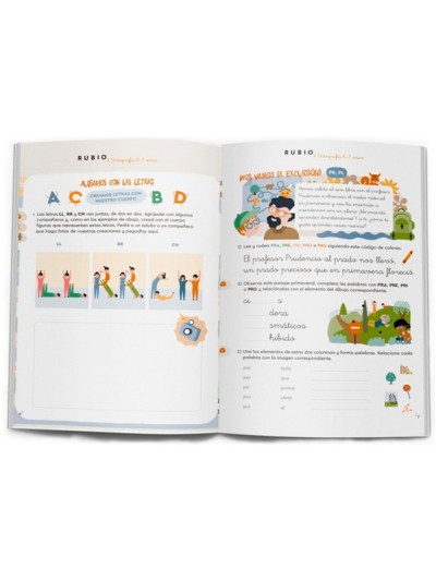 Cuaderno rubio ortografia 6-7 años para saber mas