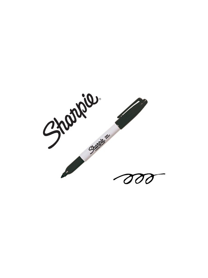 Rotulador sharpie permanente punta fina negro Rotulador sharpie permanente punta fina negro