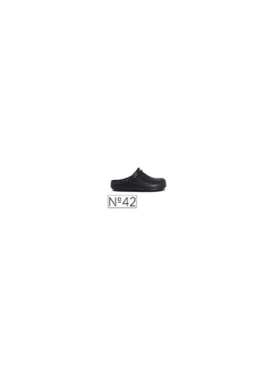 Zueco paredes leo negro talla 42