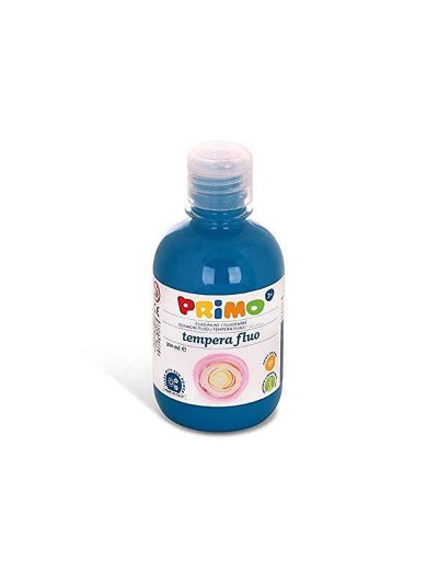 Tempera liquida primo escolar 300 ml azul marino fluorescente