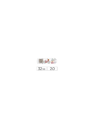 Memoria usb techonetech flash drive 32 gb 2.0 be bike