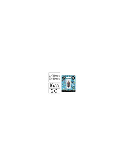 Memoria usb techonetech flash drive 16 gb 2.0 candy pop