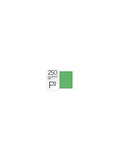 Subcarpeta cartulina gio simple intenso folio verde 250g/m2