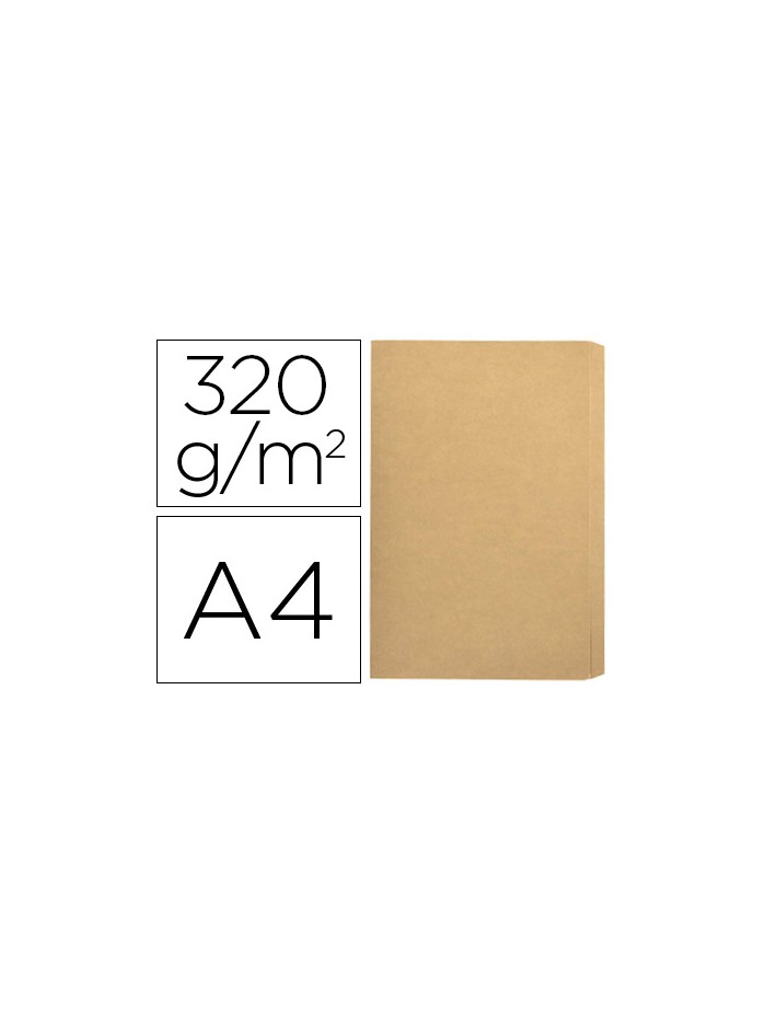 Subcarpeta cartulina gio folio pocket bolsa con solapa intenso kraft bicolor 320g/m2 Subcarpeta cartulina gio folio pocket bolsa con solapa intenso kraft bicolor 320g/m2