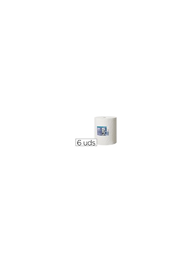 Papel secamanos tork extra ancho 215 mm largo 160 mt 2 capas para dispensador m2 paquete de 6 unidades